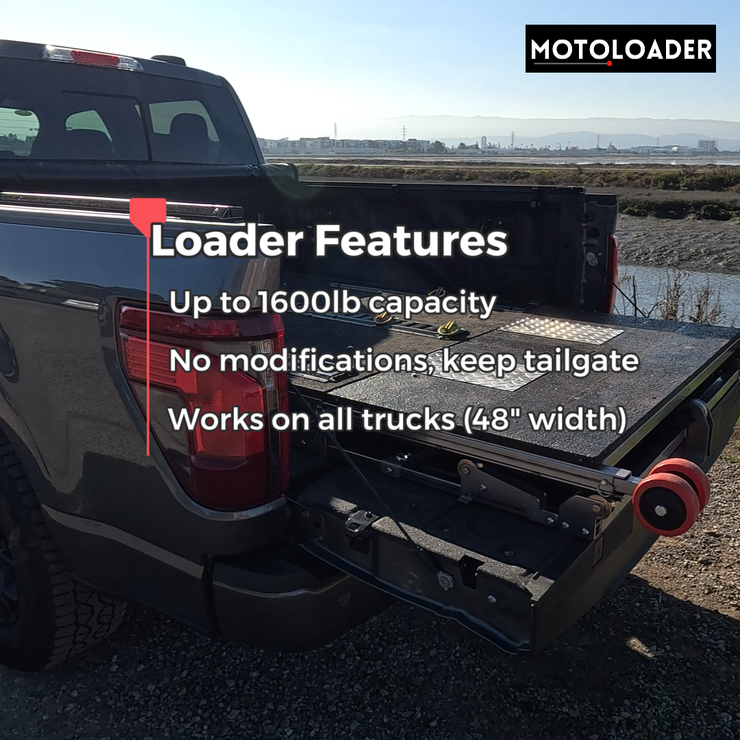 MotoLoader Pickup Truck Loader and Cargo Management System