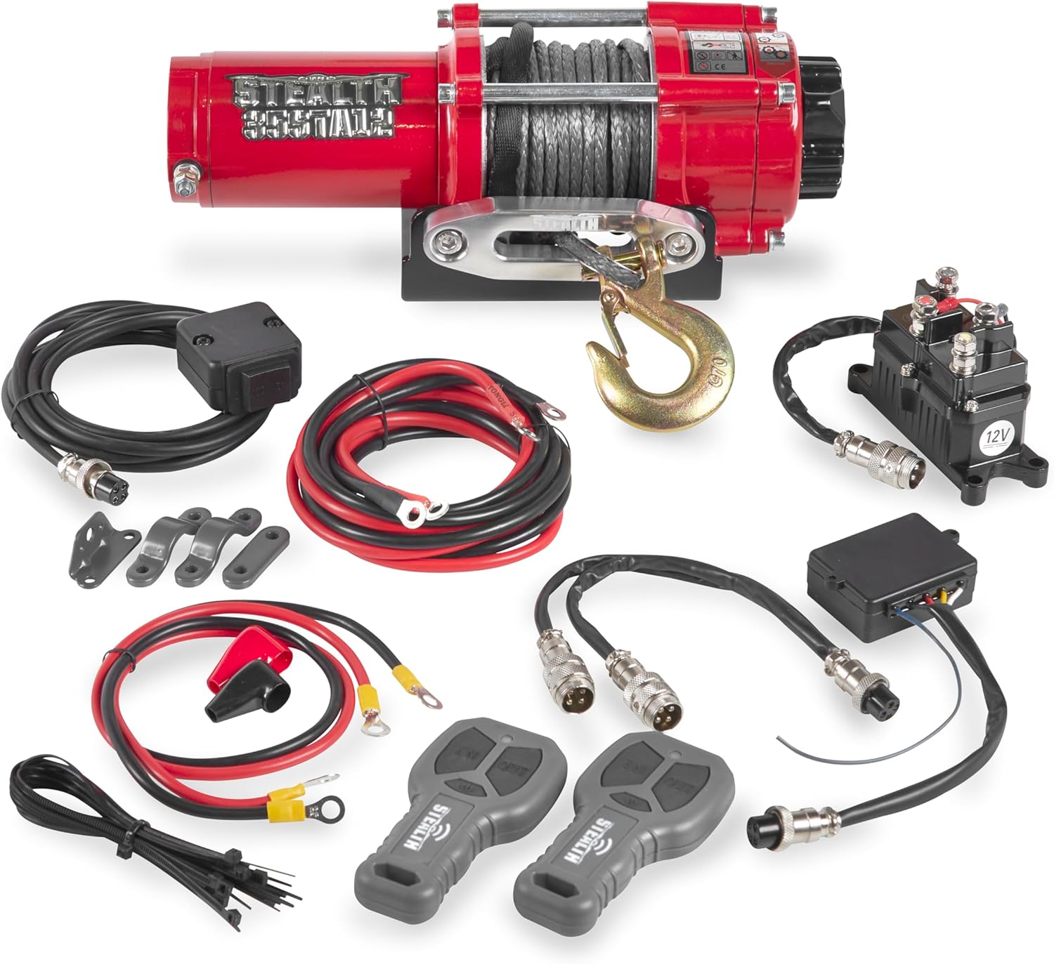3500 Pound Stealth Wireless Winch with Synthetic Rope